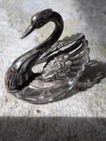 Vintage Sterling Silver Swan Salt Cellar Articulated Perfect