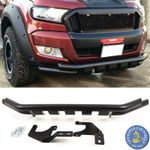 2015-2022 Front Bumper City Bar Spoiler Nudge Bull Bar Black For Ford Ranger 09/
