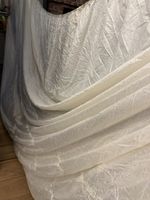 Large Vintage Military Parachute Canopy Silk Woven Material WWII Home Front Note