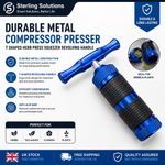 Durable Metal Compressor Presser T Shaped Herb Press Squeezer Revolving Handle