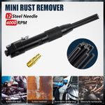 Air Pneumatic Hammer Mini Rust Remover Needle Scaler Descaling Machine 12 Pins