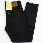 Levis 510 Skinny Stretch Jeans Black Denim Men 27 28 29 30 31 33 34 36 38 40 42