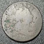 1797 Draped Bust Large Cent VG Very Good Details Tough Early Copper