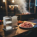 Quick Kebab Making Tool Effort Saving Stainless Steel Skewer Box Hygienic