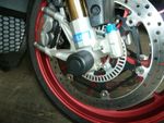 DUCATI 950 Hypermotard 2019-2026 CRASH MUSHROOMS FRONT AXLE SLIDERS BOBBINS pads