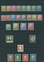 FDR Germany 1954 complete year MNH