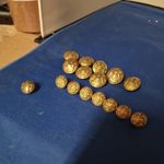 Lot of 16  (WW1-WW2 Era) British Army General Service Brass Uniform Buttons 