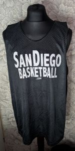 San Diego Basketball Jersey #34 Reversible Home & Away Kit Size Medium Used 