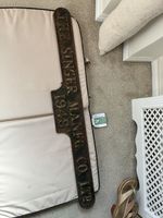 The Singer Mfg Co Ltd 1949 Original Cast Metal Advertising Wall Sign/Plaque