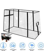 Rain Wind Cover for Wagon Folding Stroller Trolley Cart Cover for Garden Camping