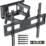 BONTEC TV Wall Mount for 23-70 Inch LED LCD, Swivels Tilts Extends Double Arm