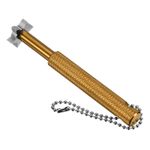 Golf Club Groove Sharpener 6 Head Re-Grooving Tool Golf Club Cleaning Gold