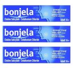 3x Bonjela 15g Mouth Ulcer Treatment Gel Sugar Free Fast Pain Relief 16+