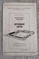 Sheffield United V Rotherham United - County Cup Final - 4th May 1960