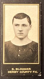 1912 F&J SMITH FOOTBALLERS STEVE BLOOMER DERBY COUNTY F.C.