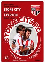 STOKE CITY Friendly v Everton Souvenir PROGRAMME 28 July 2026