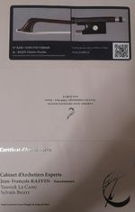 french violinbow Bazin with certificate