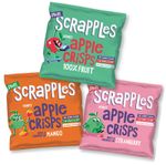 Kids Apple Crisps 100% Whole Fruit Crisps Healthy No Added Sugar Scrapples x30