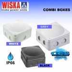 WISKA COMBI WATERPROOF JUNCTION BOXES ALL SIZES CCTV OUTDOOR LIGHTING POND PUMPS