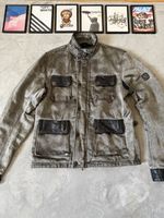 Vintage Belstaff Brad Gold Label Half Leather Utility Jacket. Size L 