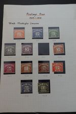 GB Postage Dues on Pages Mostly U/M High Cat Values £50+