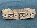 Original WW1 US Army M1910 10 Pocket Infantry Rifle Cartridge Belt - 1918