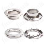 304 Stainless Steel Eyelets With Washers Set Canvas Crafts Repair Grommet Banner