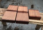 Sapele Bowl Blank / Wood Blanks / Exotic Wood / Exotic Hardwoods / 6x6x2”