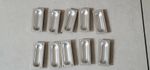 Flush Pull Handle 89mm x 43mm Recessed Door Finger Insert Slide Sliding Handle