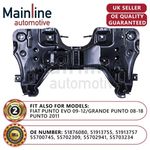 Front Subframe Crossmember Engine Subframe Carrier for Fiat Grande Punto 05- 15