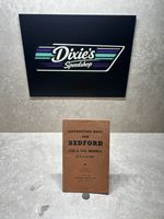 Instruction book for Bedford CAS and CAL Models 10/12 & 15cwt Vintage