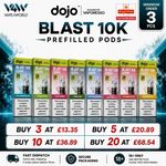 Vaporesso Dojo Blast 10k Prefilled Pods 2ML 20mg Nic Salt - Free Fast Dispatch