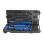 SGS 10T Hydraulic Bodywork Repair Kit Attachments Durable Design w/ Wheeled Case