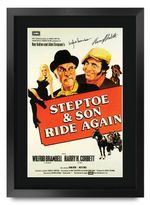 Steptoe & Son A3 Framed Harry H. Corbett Wilfrid Brambell Poster a Movie Fan