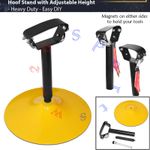 Farrier Horse Hoof Stand Trimming Foot - Portable Adjustable Hoof Stand Magnets