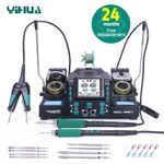 YIHUA 982D-III Hot Tweezers Soldering Station C120+C210+C245 Soldering Handle