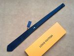 Louis Vuitton Men's Marguerite Daisy Tie Black Slim Full Packaging