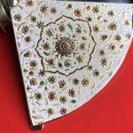 Stratton Lipstick Holder No 2 Size England Vintage Indian floral gold tone rare