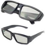 High Quality Black Universal 3D Glasses Passive Polarised Home Film TV Cinema