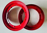 Vespa 10" Wheel Rim x2 – Red PX / LML / T5 – New – Clearance – Paint Imperfectio
