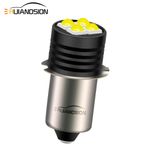 P13.5S PR2 3030 4 LED Torch Flashlight Bulb Lantern Lamp White 500lm DC3V 2 Cell