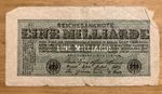 Germany Banknote. 1 Billion Mark. P122. Dated 1923. 
