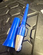 Hoof Oil Brush & Cap Blue