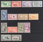 M24003 Falkland Islands 1952 SG172/85 KGVI: Definitives FU, Cat £95