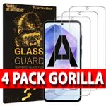GORILLA Tempered Glass Screen Protector For Samsung A18 A57 A37 A17 A56 A36 A16