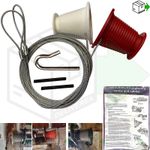 HENDERSON Garage Door Cables Cones Side Lift Wires Bobbins Canopy up & over Door