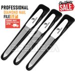 White Chiropodist Quality Diamond Dusted Deb Nail Files Podiatry Manicure Tools