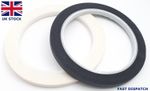 1x Black or White Masking Tape 2-6mm Precision Model Thin Fine Line Nail 25M UK