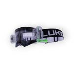 LUKE vision Primis Motocross Enduro Mx Goggle - Black/white  Roll Off  