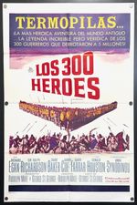 The 300 Spartans (1962) Orig Spanish 1SH Movie Poster – Fine **Richard Egan**
